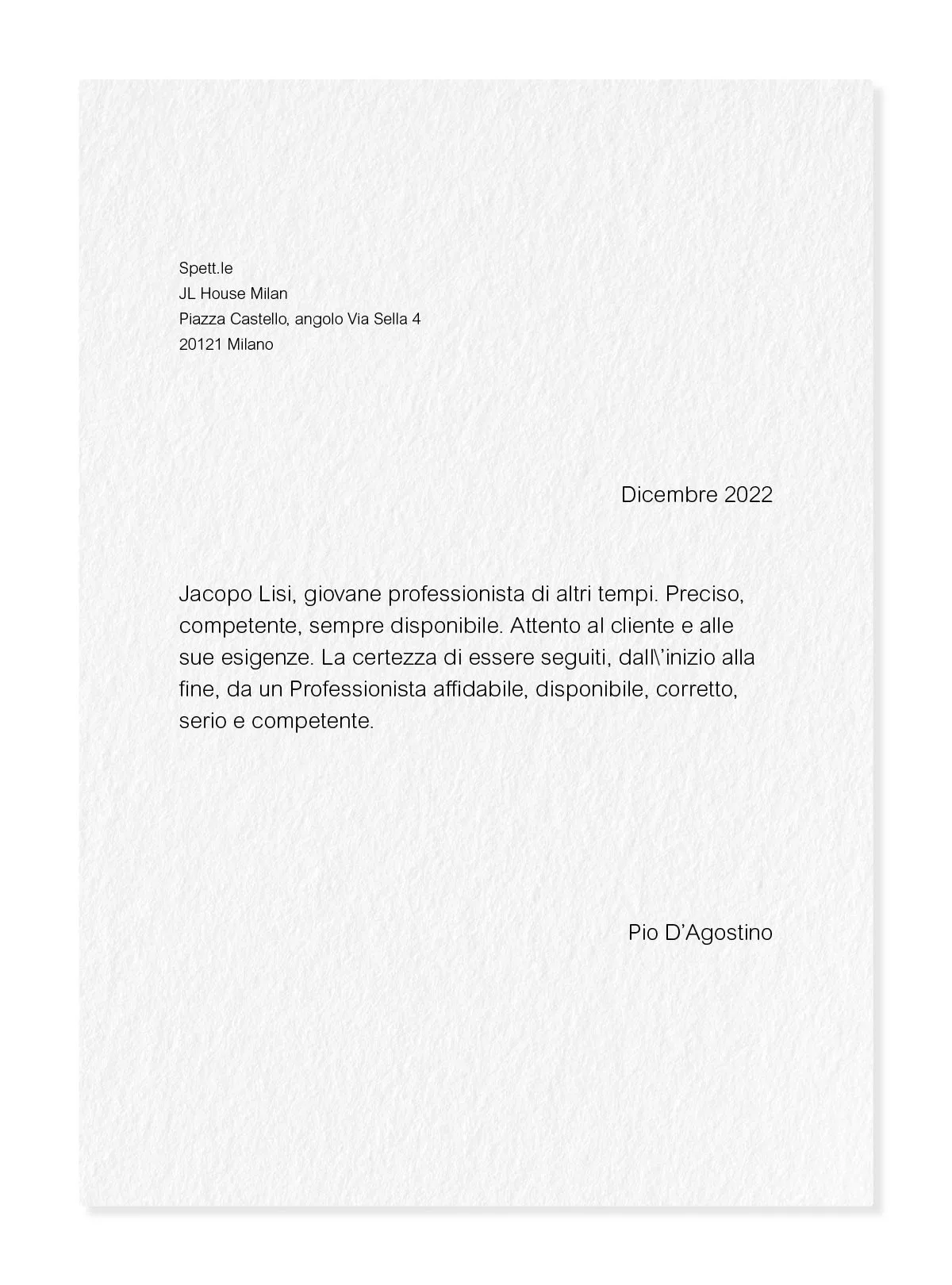 Recensione JL House Milan