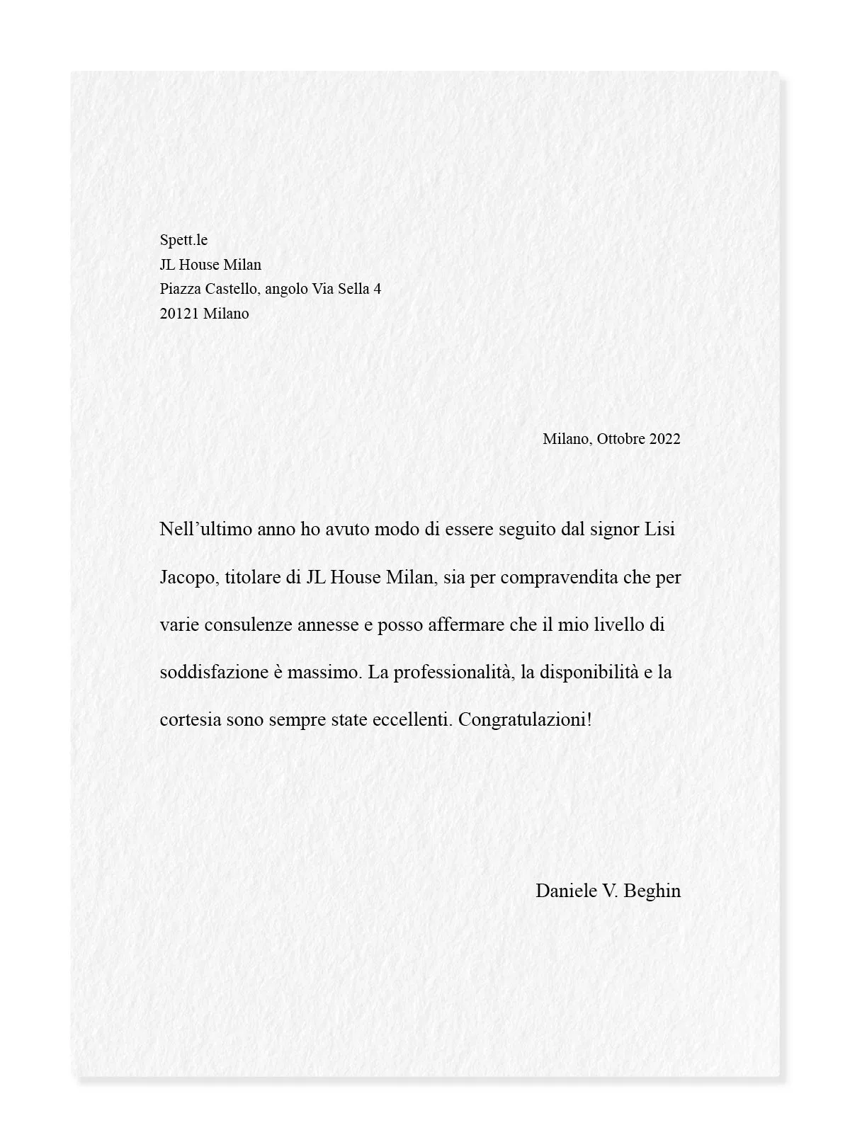 Recensione JL House Milan